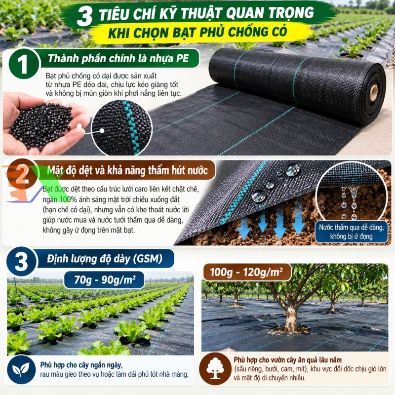 Bạt Phủ Cỏ Tháp Xanh 