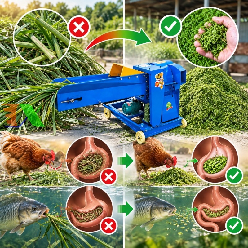 Máy băm mịn cỏ