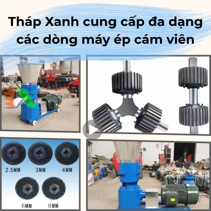 Máy ép cám viên Tháp Xanh 
