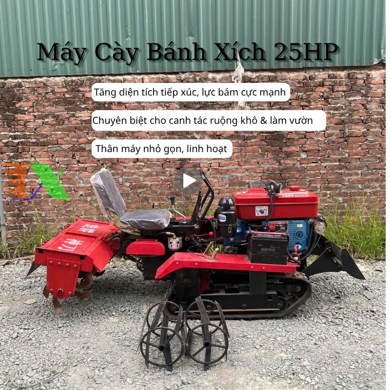 Máy Cày 25HP Tháp Xanh